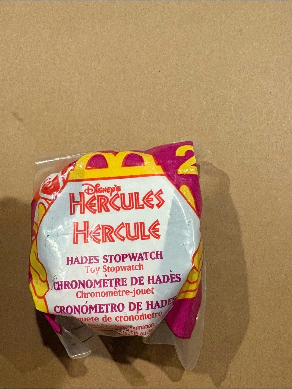 McDonald's 1997 Happy Meal Toy Disney’s Hercules Toy # 2 Hades Stopwatch NIP